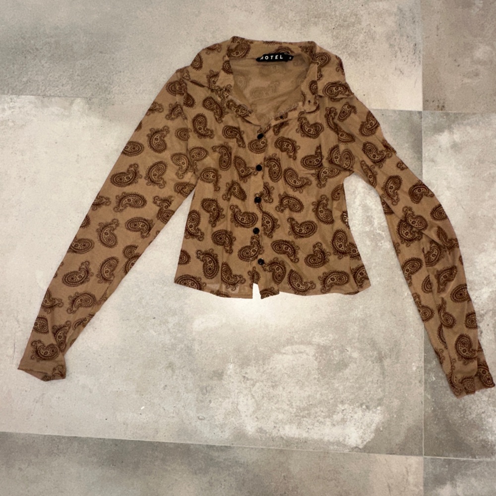 Brand new Motel Rocks sheer mesh top